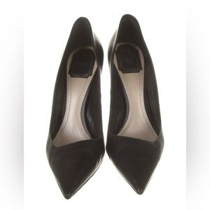 CHRISTIAN DIOR Songe 100 Pumps 35 Black Leather